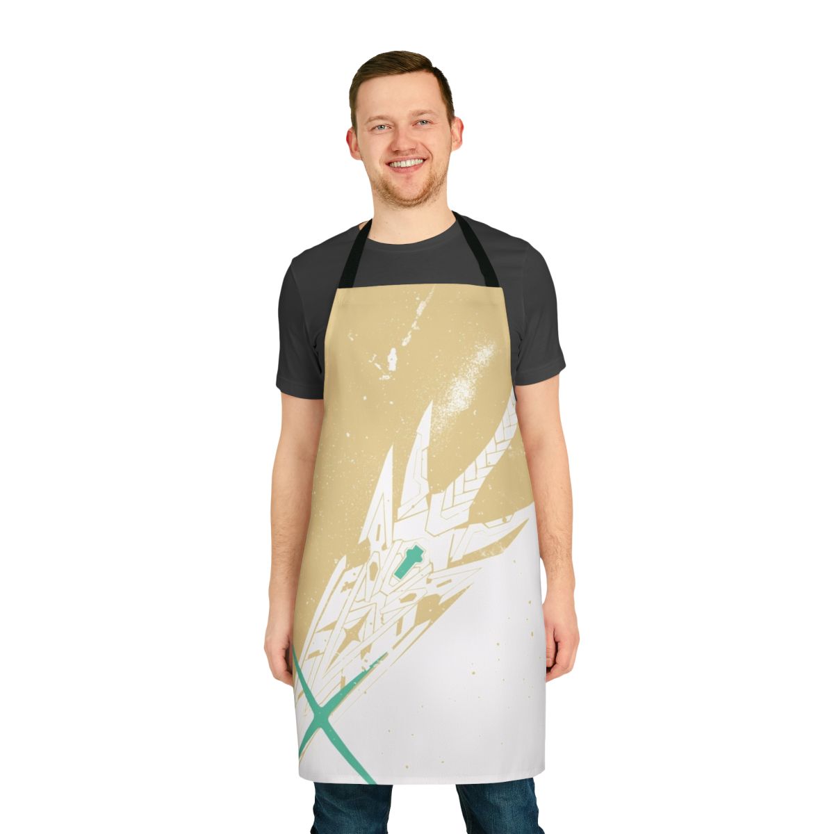 Stylized apron featuring Mythra, the Aegis Blade from the Xenoblade Chronicles 2 video game.