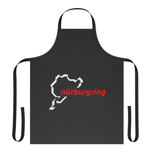 Carbon fiber apron with white and red design, inspired by Nürburgring racing circuit