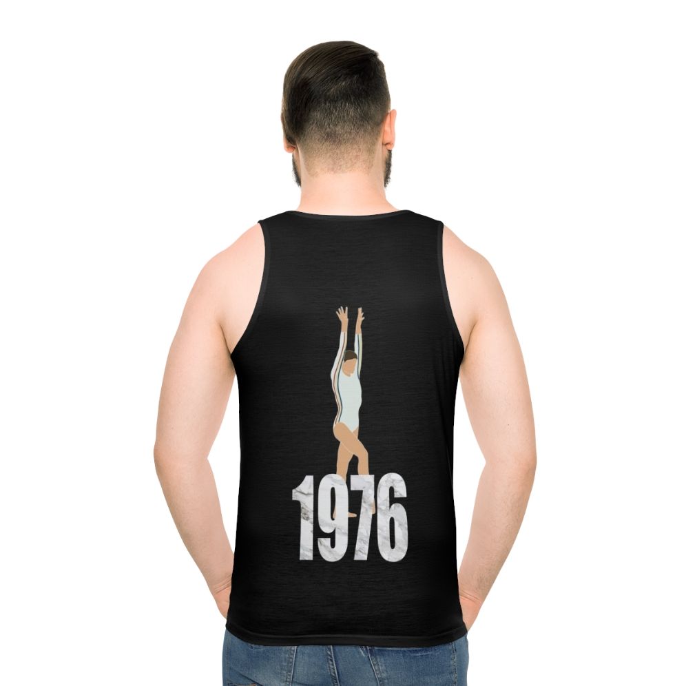Nadia Comaneci gymnastics unisex tank top
