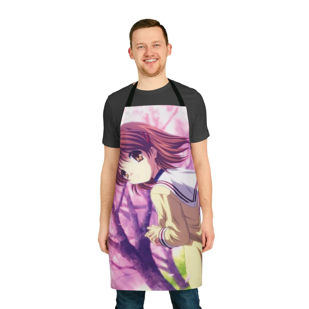 Nagisa Cosplay Winter Uniform Anime Inspired Apron