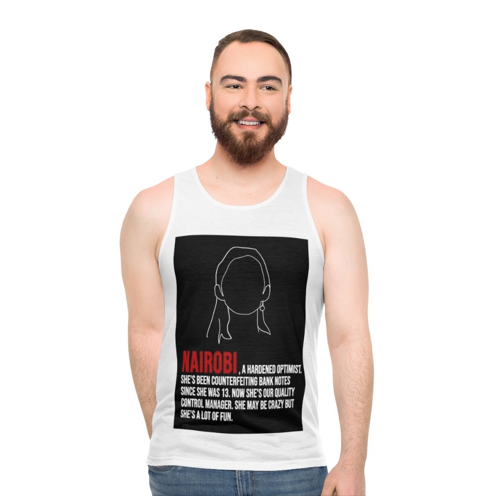 Nairobi House of Money Unisex Tank Top