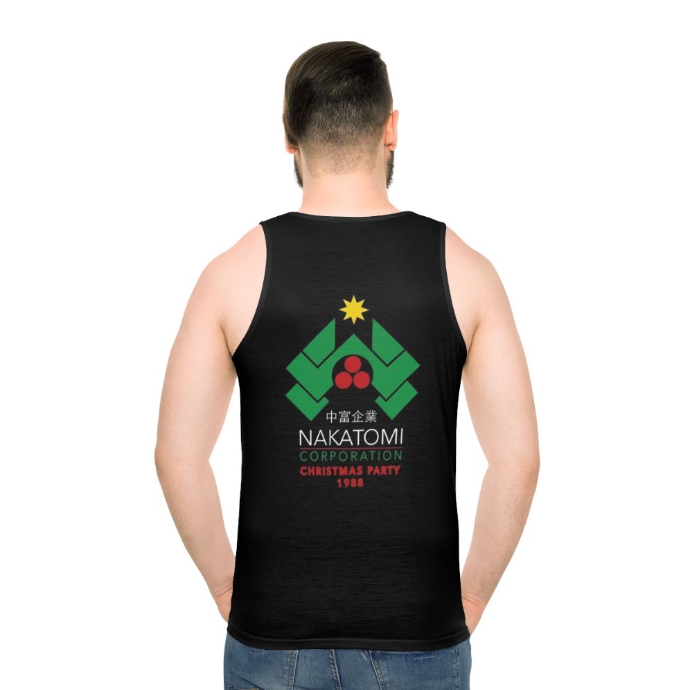 Nakatomi Corporation Christmas party unisex tank top inspired by the Die Hard movie