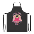 Nanalan-inspired apron featuring the character Peepo, a "wonderful girl"