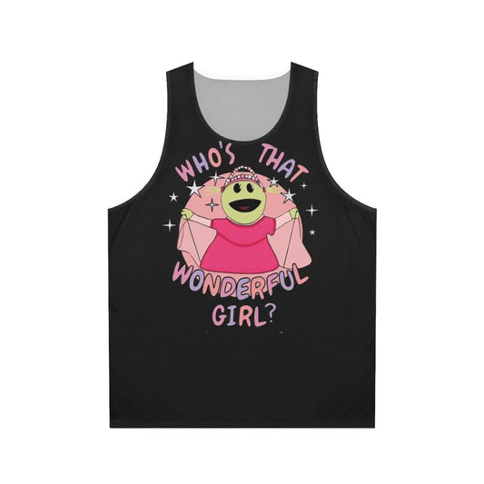 Nanalan "Who's That Wonderful Girl" Peepo Unisex Tank Top