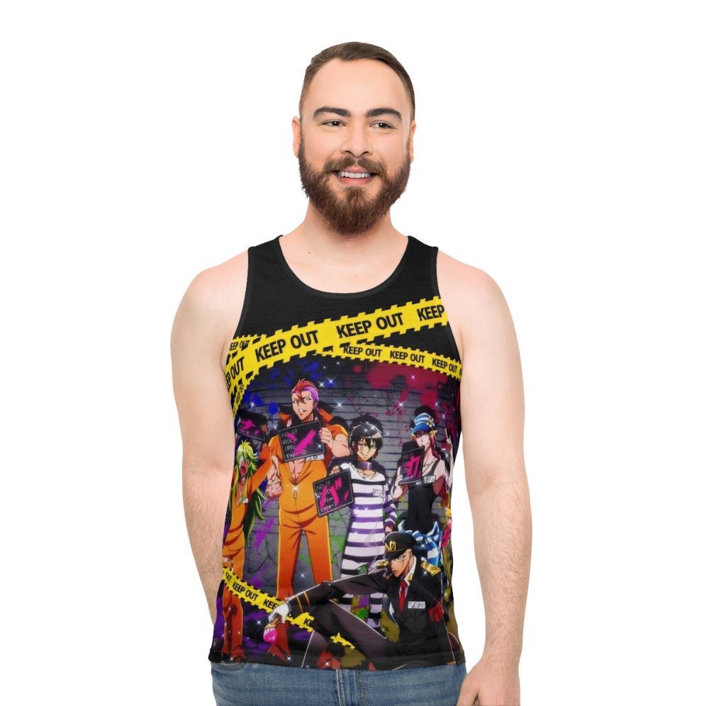 Nanbaka anime unisex graphic tank top