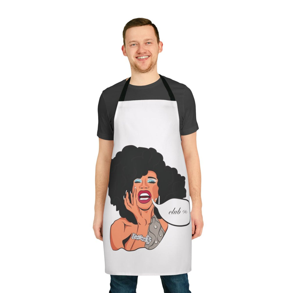 Naomi Smalls inspired apron with Club 96 design