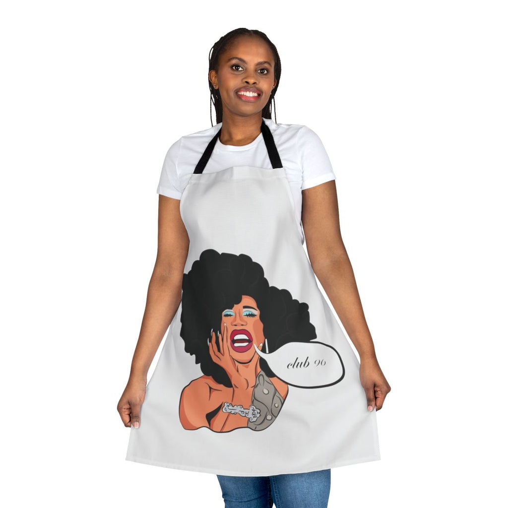 Naomi Smalls inspired apron with Club 96 design