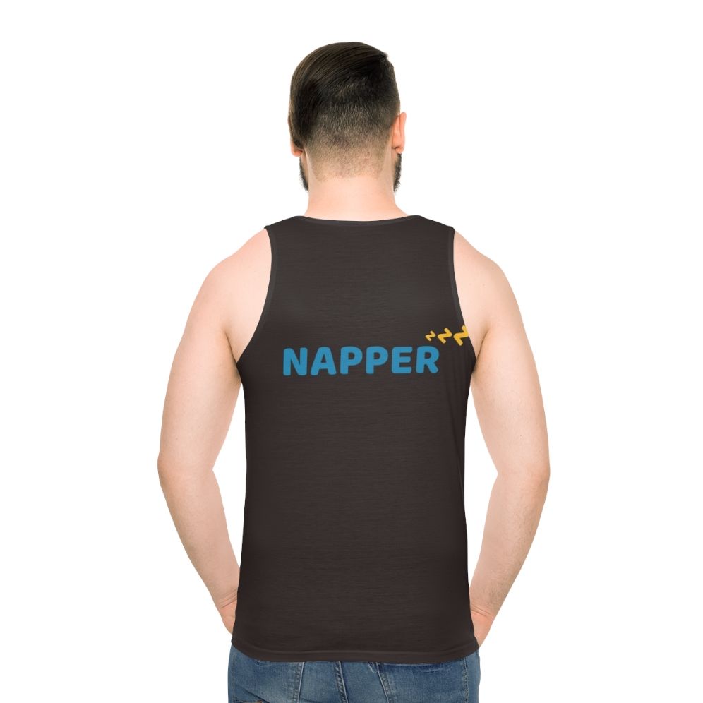 Napping enthusiast unisex tank top