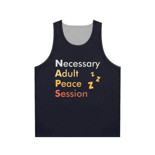 Naps Necessary Adult Peace Session Unisex Tank Top