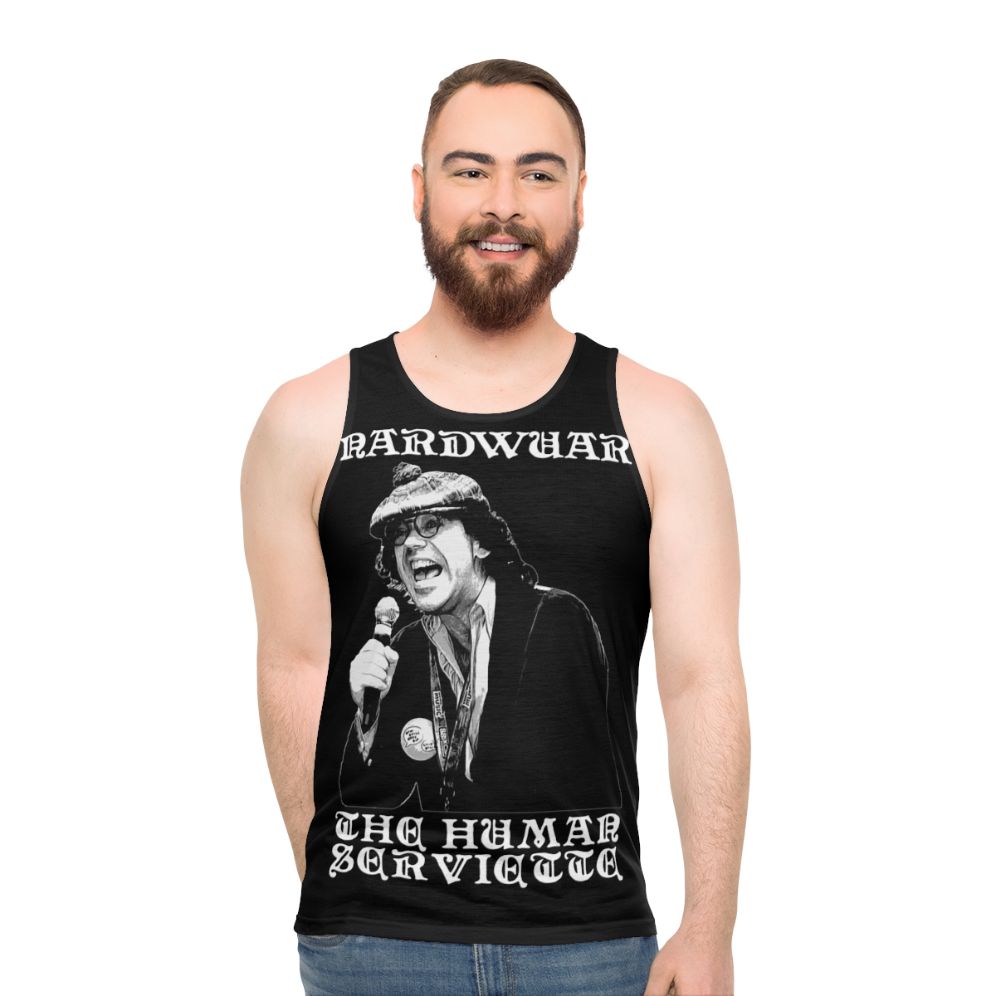 Nardwuar unisex tank top