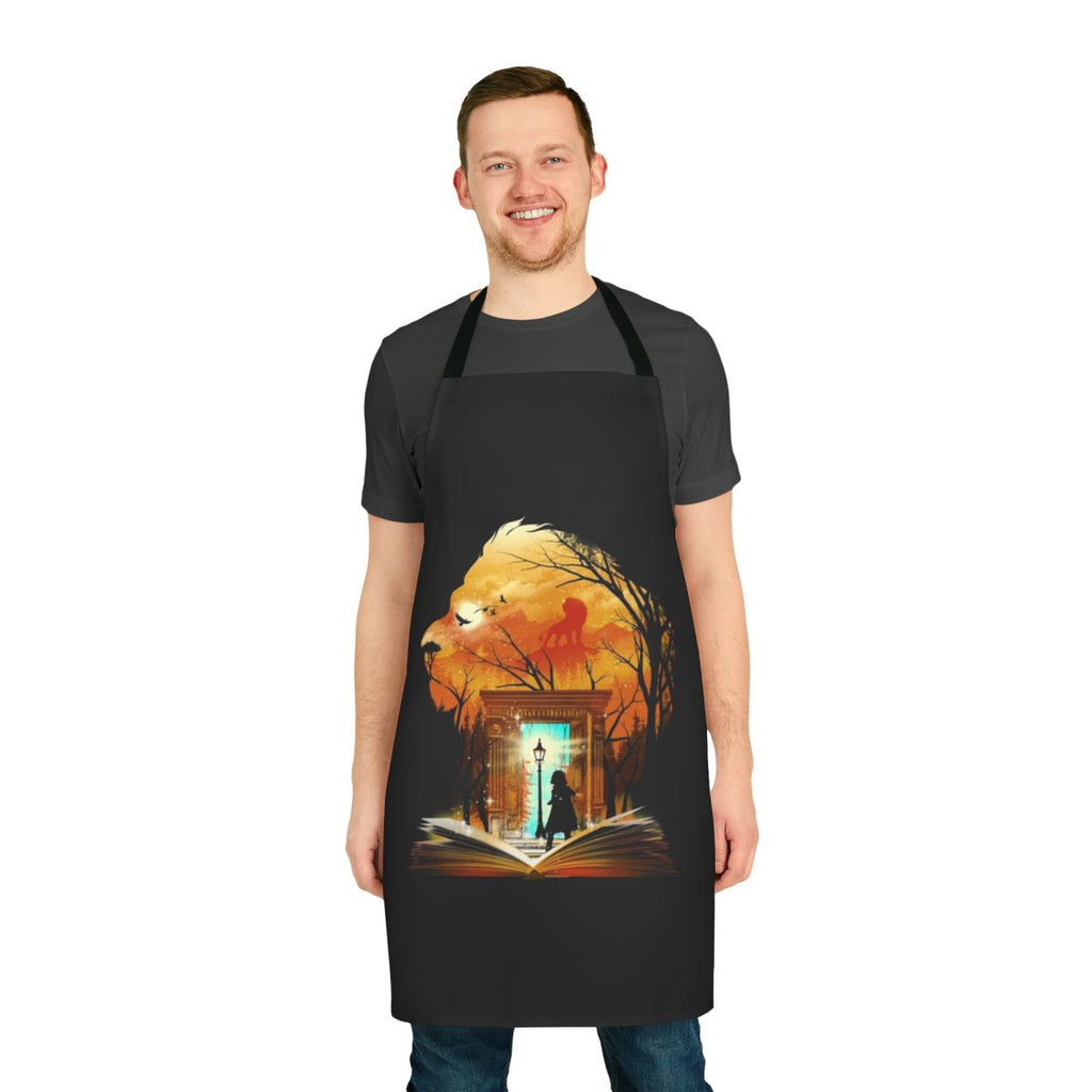 Courage Dear Heart Narnia-inspired apron for book lovers and movie fans