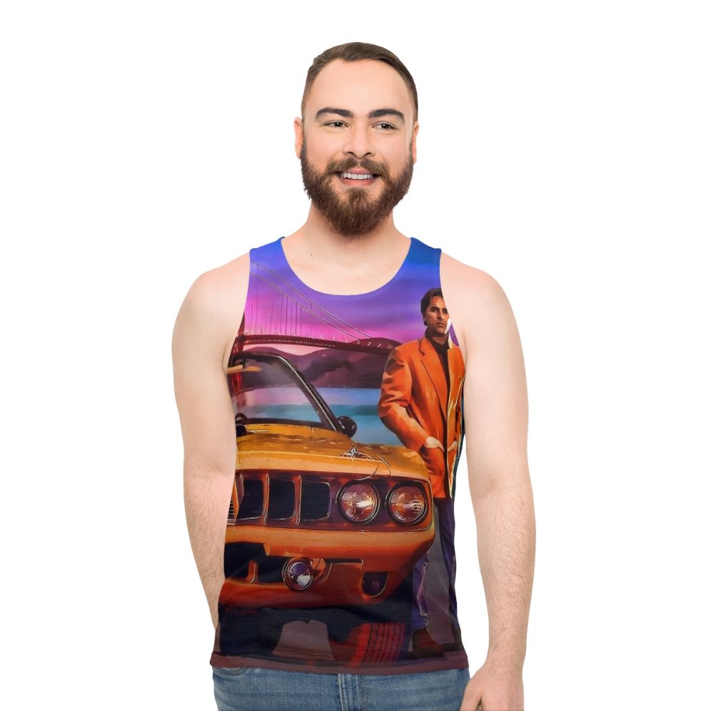 Nash Bridges Unisex Police Muscle Car Tank Top