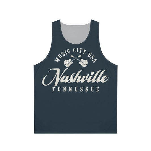 Nashville Music City Tennessee Unisex Tank Top