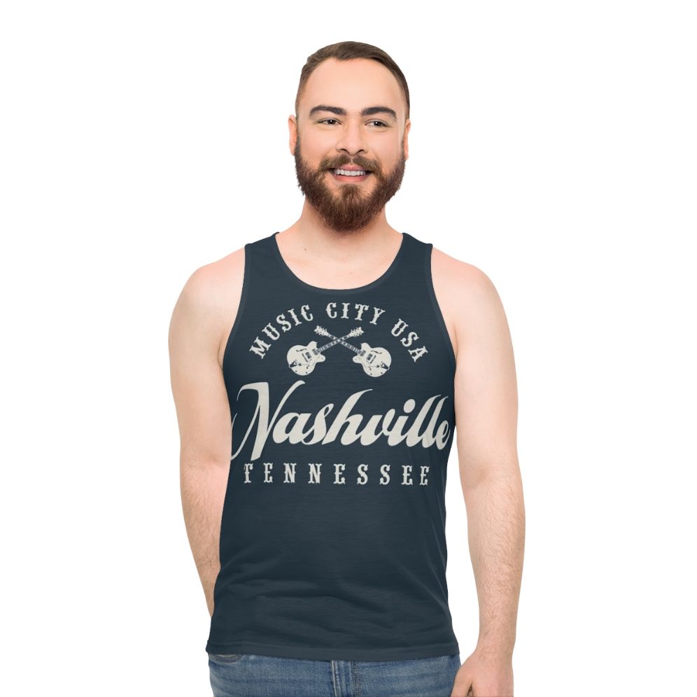 Nashville Music City Tennessee Unisex Tank Top