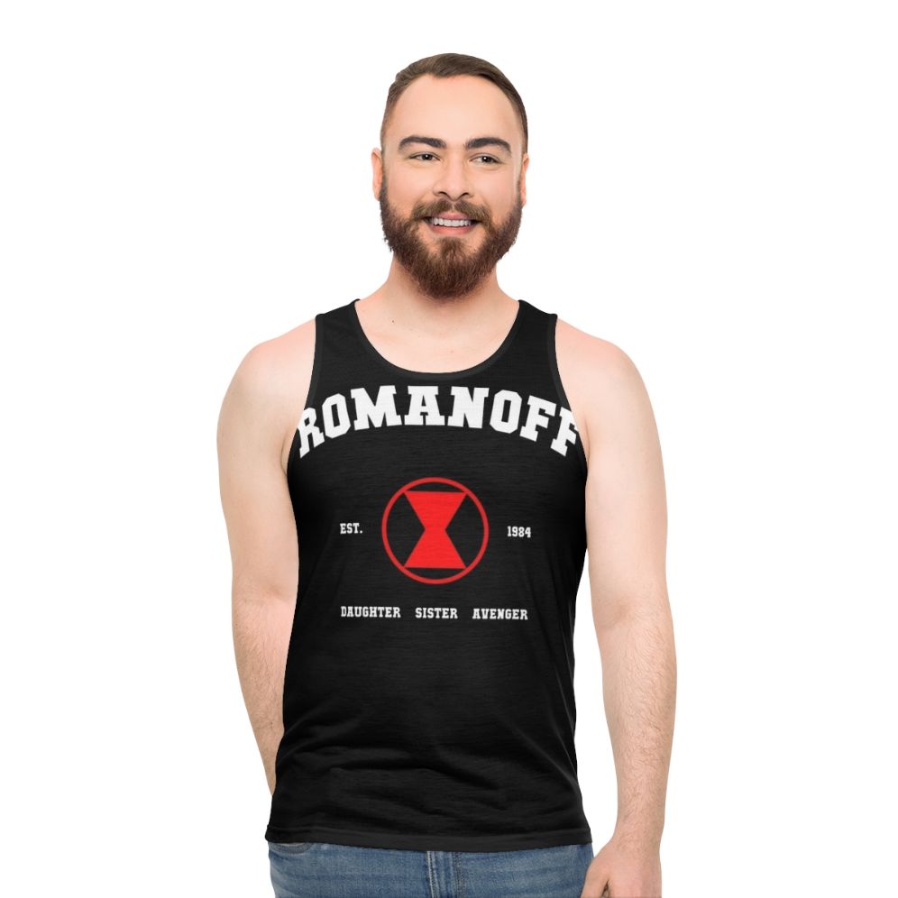 Natasha Romanoff Black Widow Marvel Unisex Tank Top