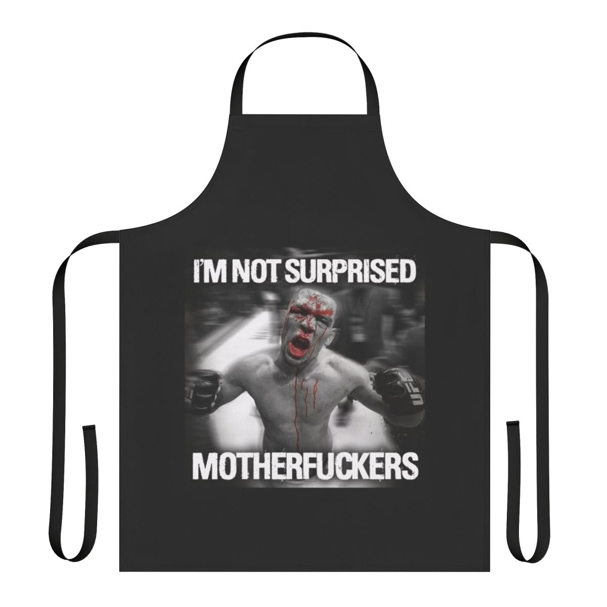 Nate Diaz Inspired Apron, MMA Fighter Apron
