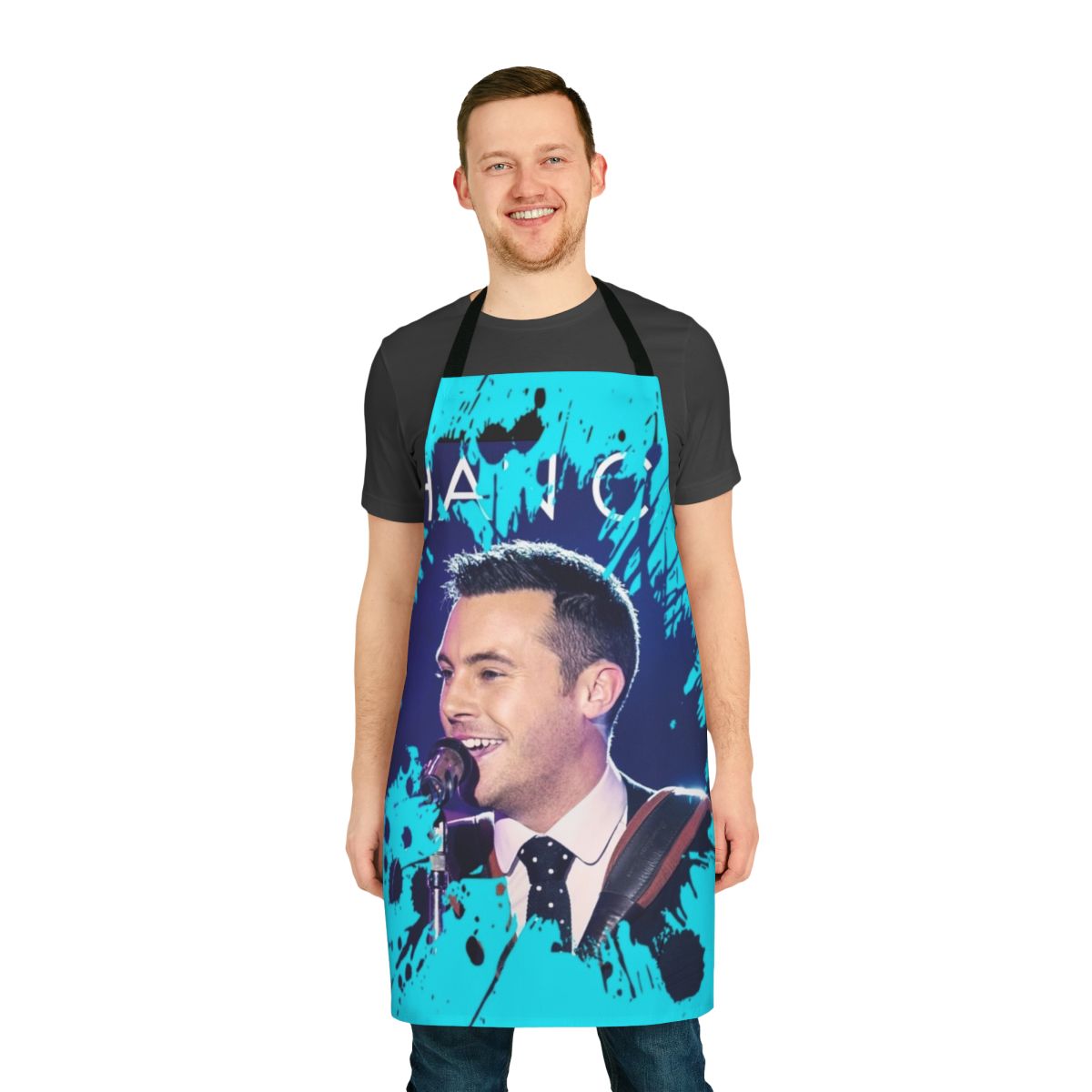 Nathan Carter 2020 concert tour fan apron with musician performing on stage