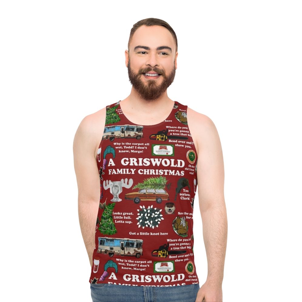 National Lampoon's Christmas Vacation Funny Quotes Unisex Tank Top
