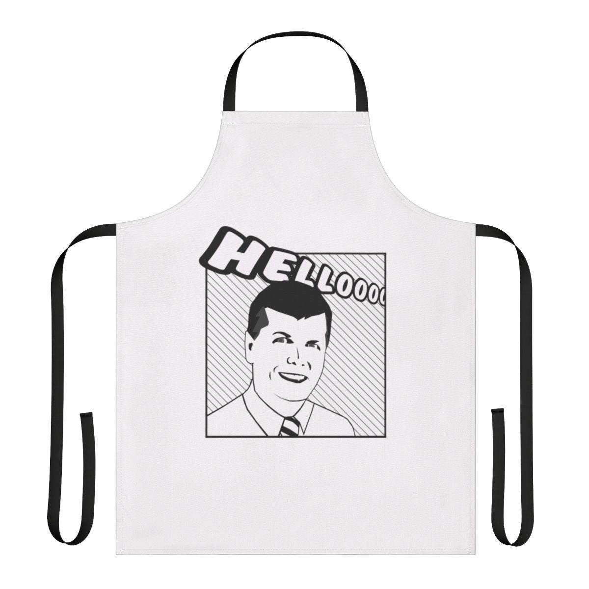 National Tiles inspired apron featuring the popular Frank Walker meme design