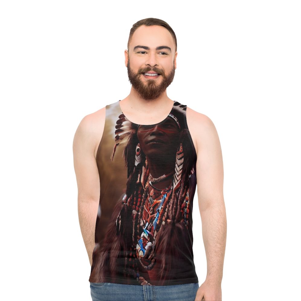 Native American Inspired Unisex Tank Top