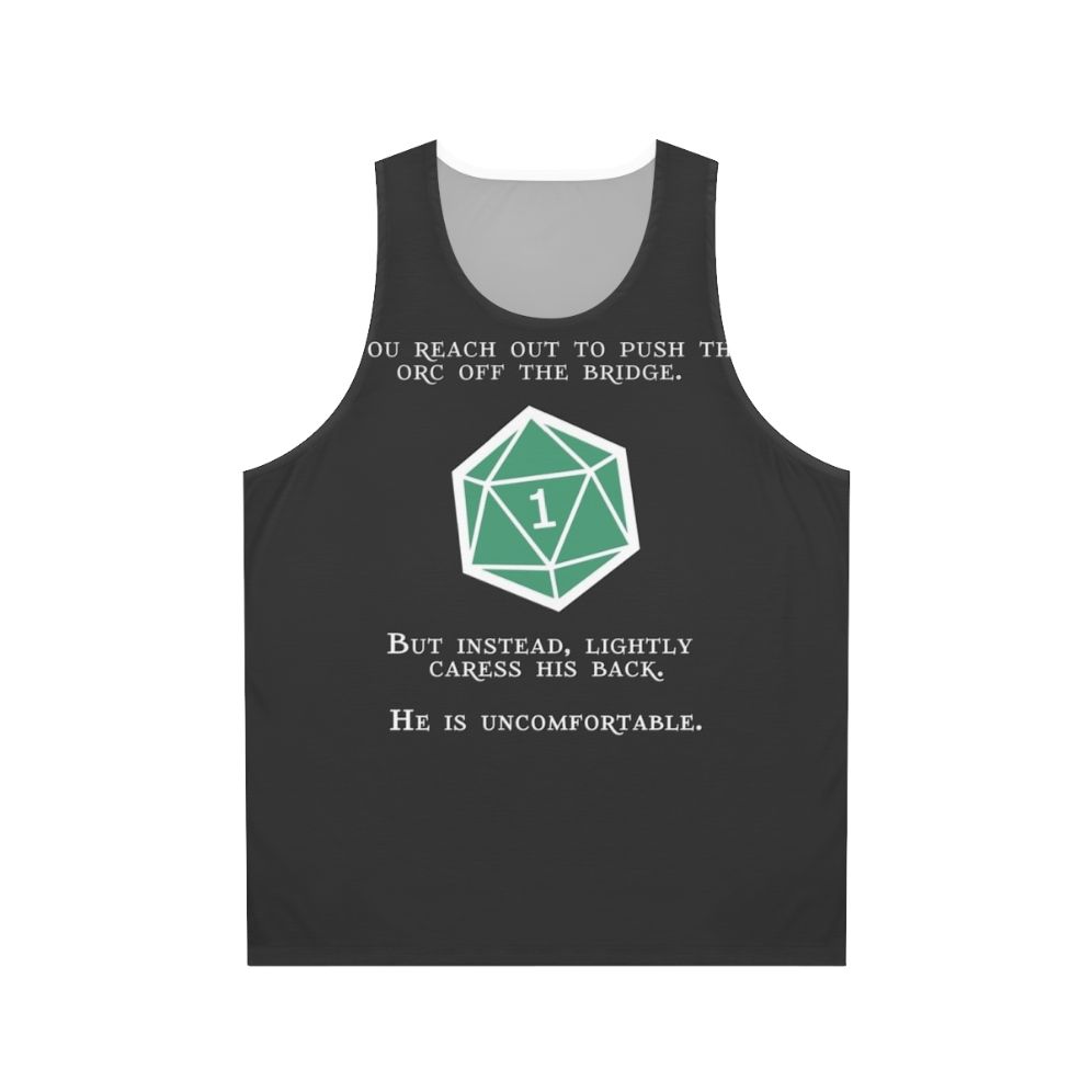 Natural 1 Orc Dungeons & Dragons Unisex Tank Top