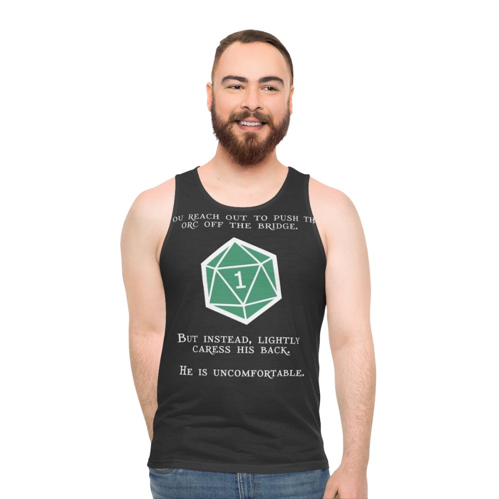 Natural 1 Orc Dungeons & Dragons Unisex Tank Top