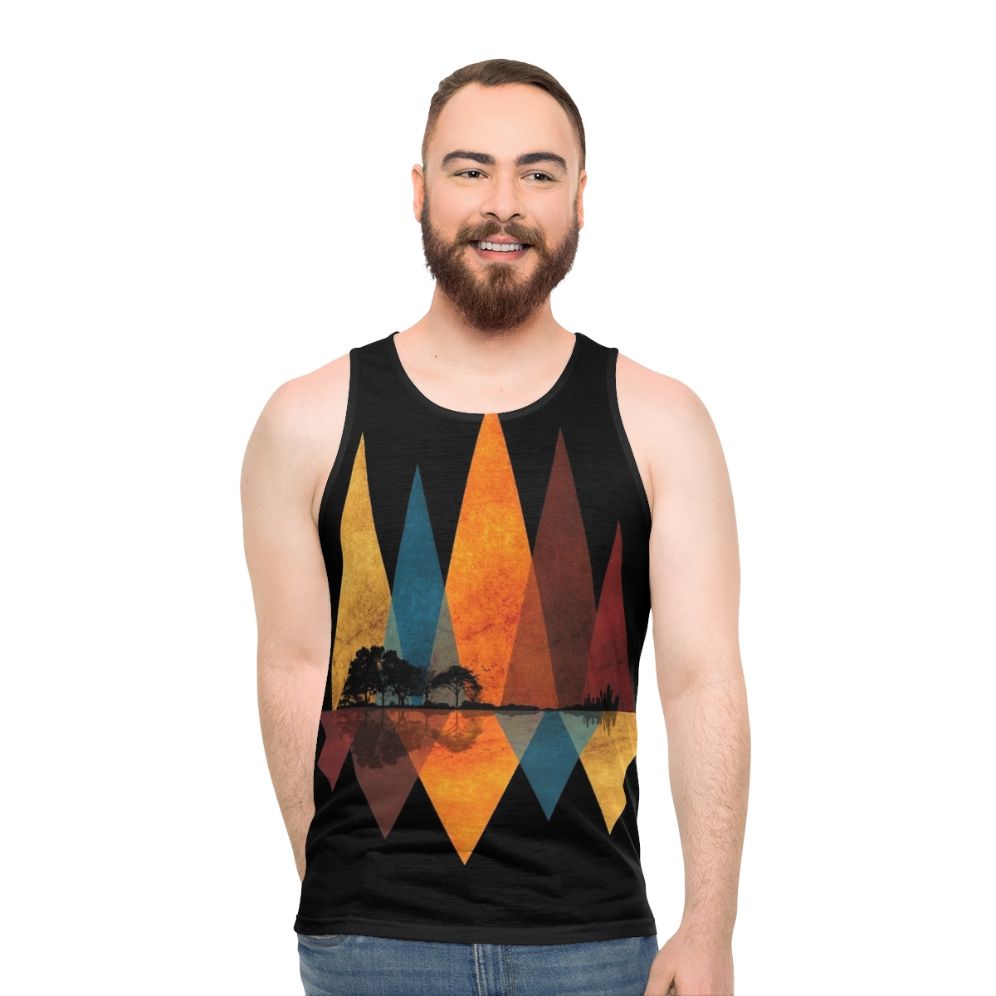 Nature Guitar Unisex Tank Top