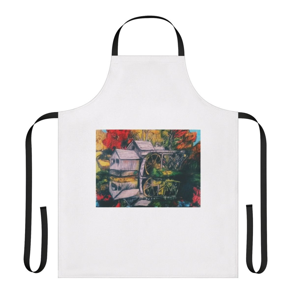 Vibrant nature-themed apron with "Sunny Came Home" design