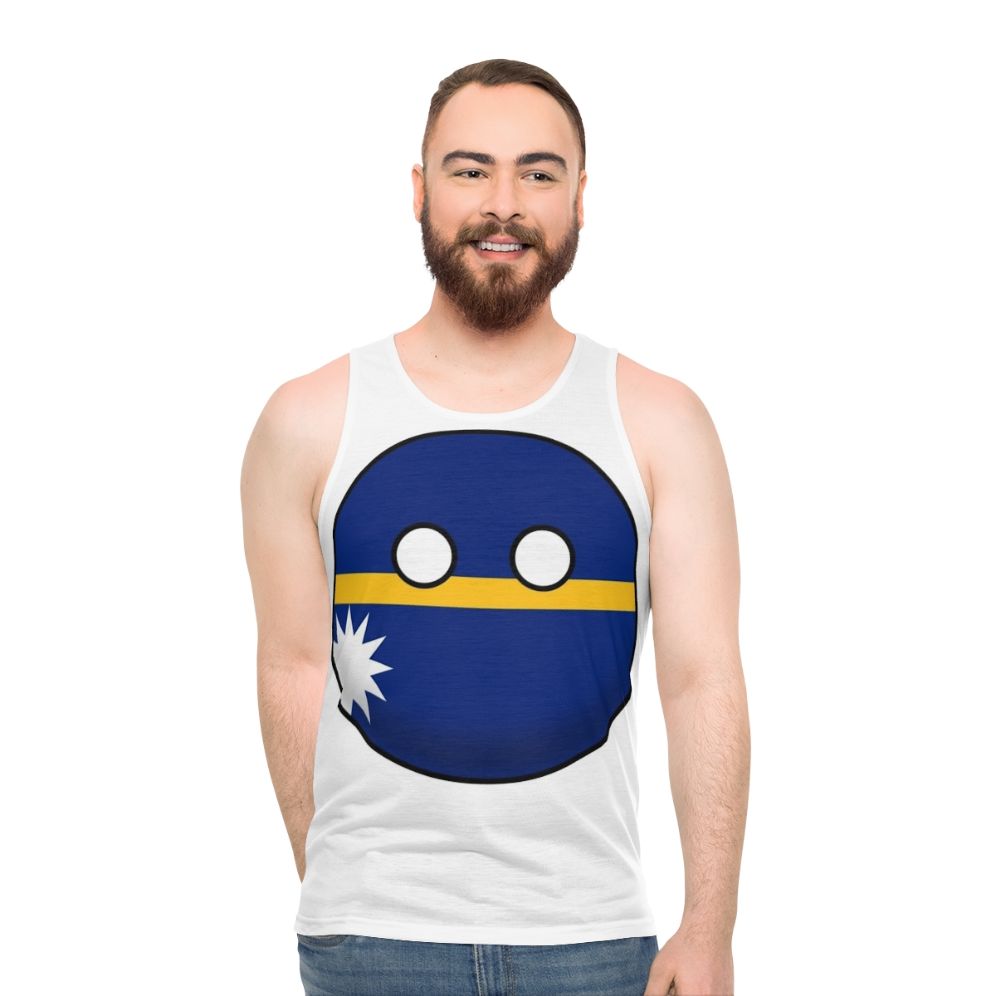 Unisex Nauru Countryball Tank Top