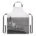 Navy-Inspired USS Mahan Apron featuring the ship's name and number