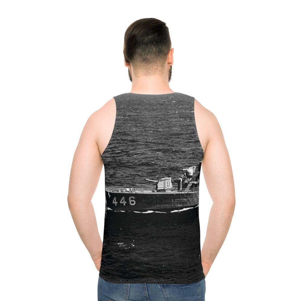 Navy USS Radford DD 446 Destroyer Unisex Tank Top