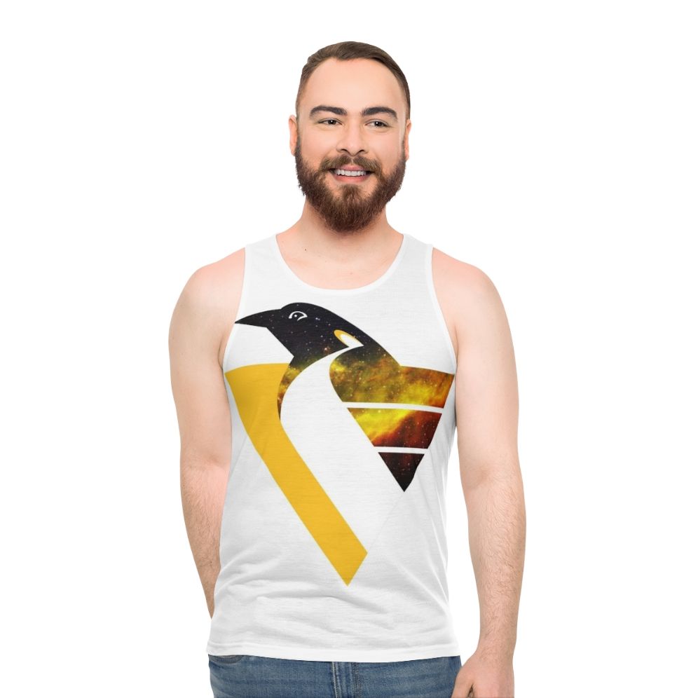 Nebula Penguins Throwback Unisex Tank Top