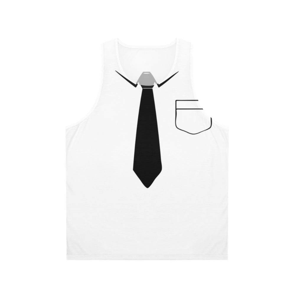Necktie unisex tank top