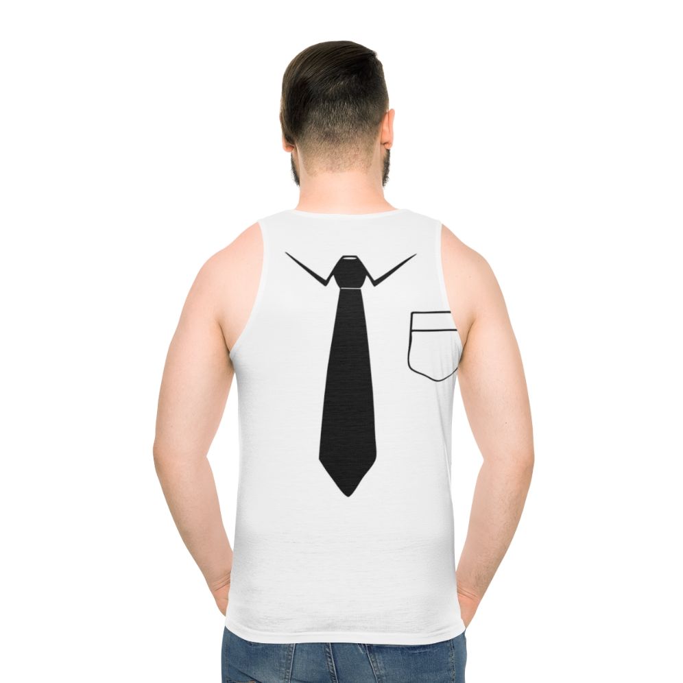 Necktie unisex tank top