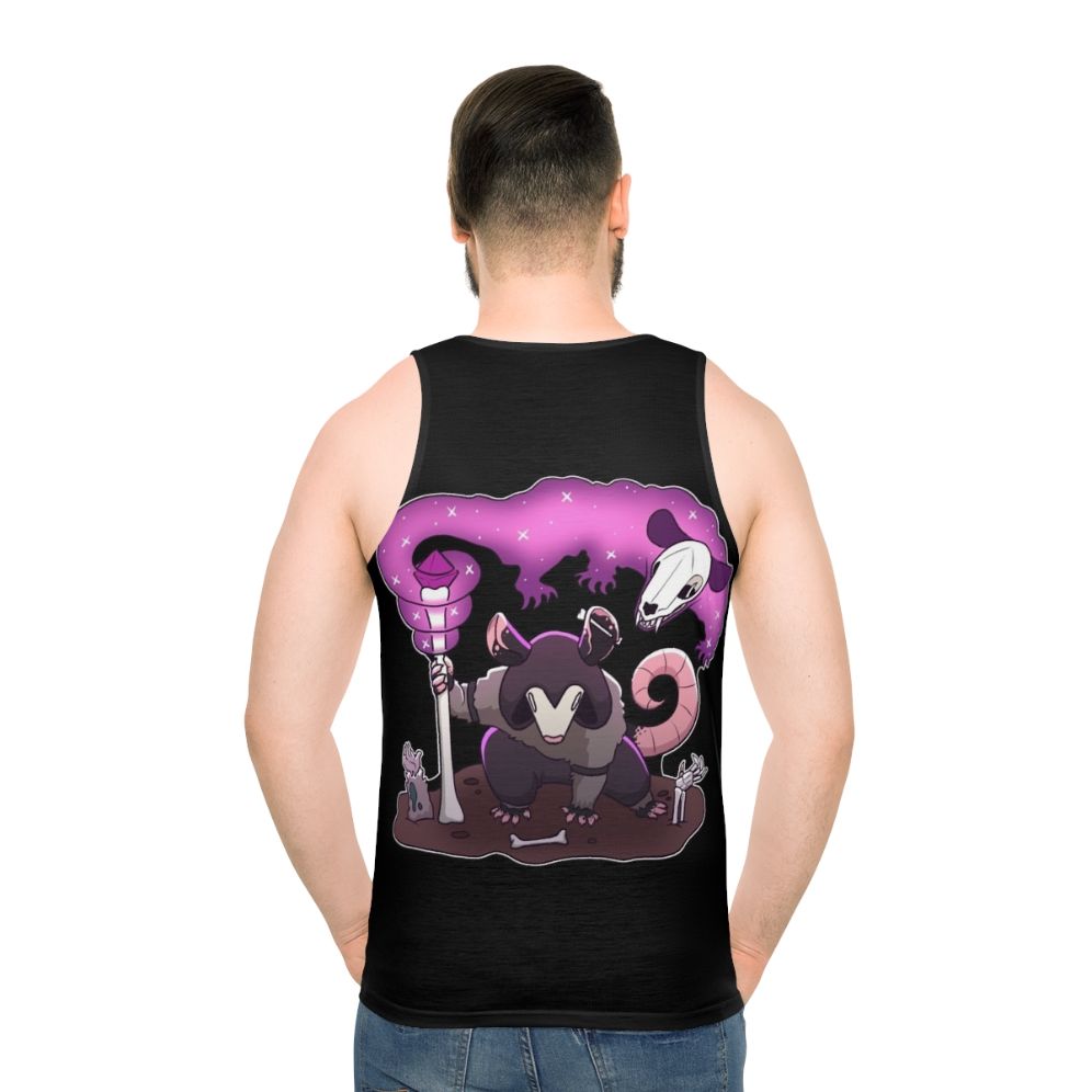 Necromancer Opossum Unisex Fantasy Tank Top