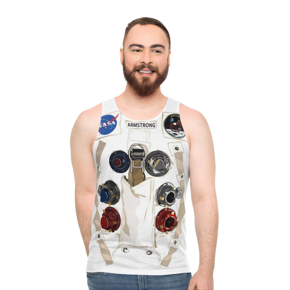 Neil Armstrong NASA Astronaut Spacesuit Unisex Tank Top