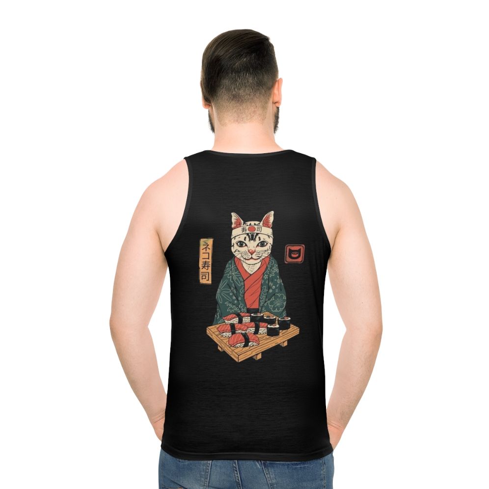 Neko Sushi Bar Unisex Graphic Tank Top