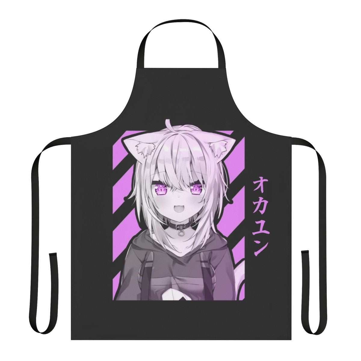 Nekomata Okayu inspired cat-themed apron