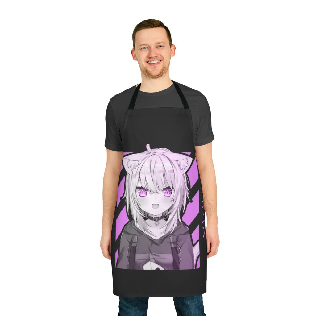 Nekomata Okayu inspired cat-themed apron
