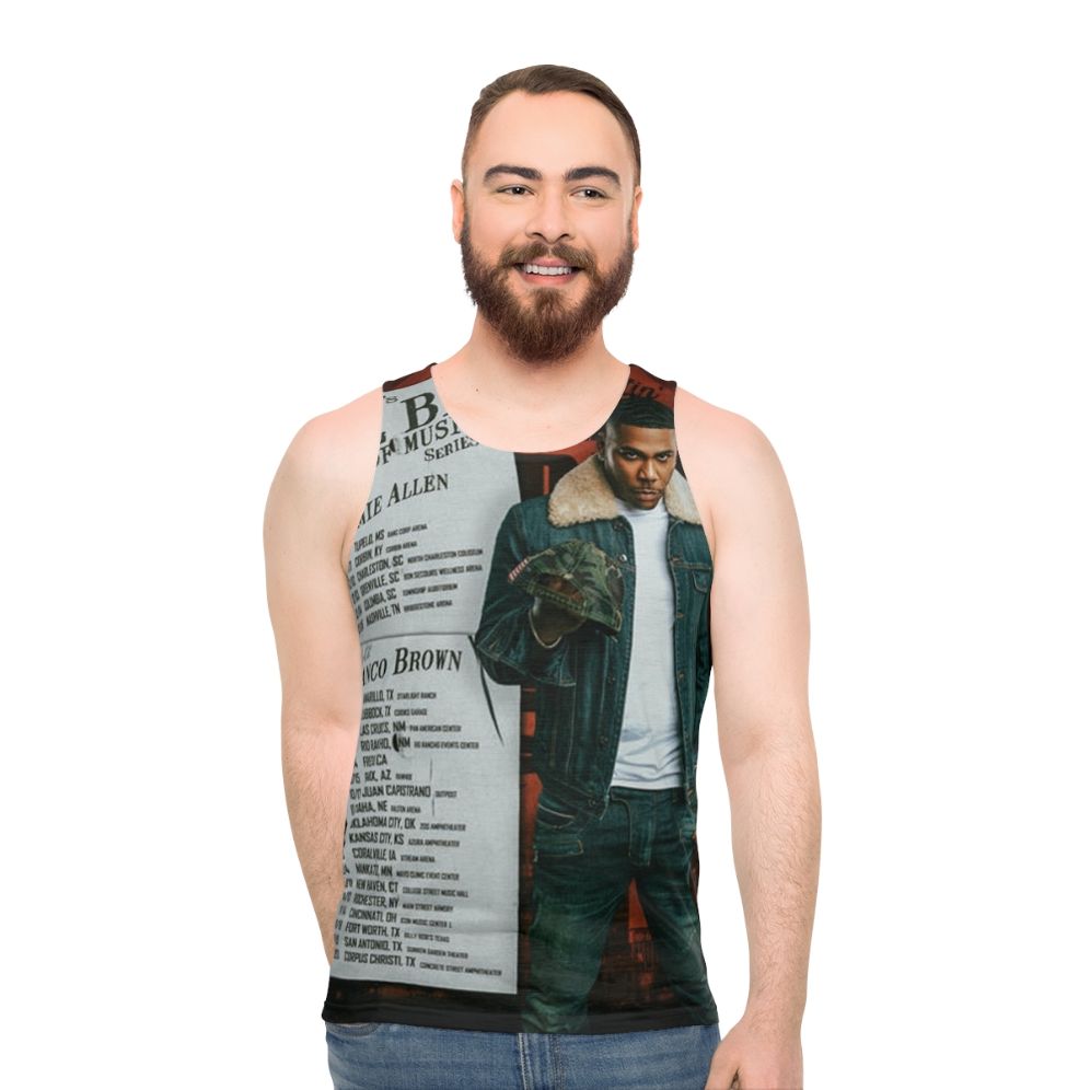 Nelly Lil Bit of Music Series Tour Dates Unisex Tank Top