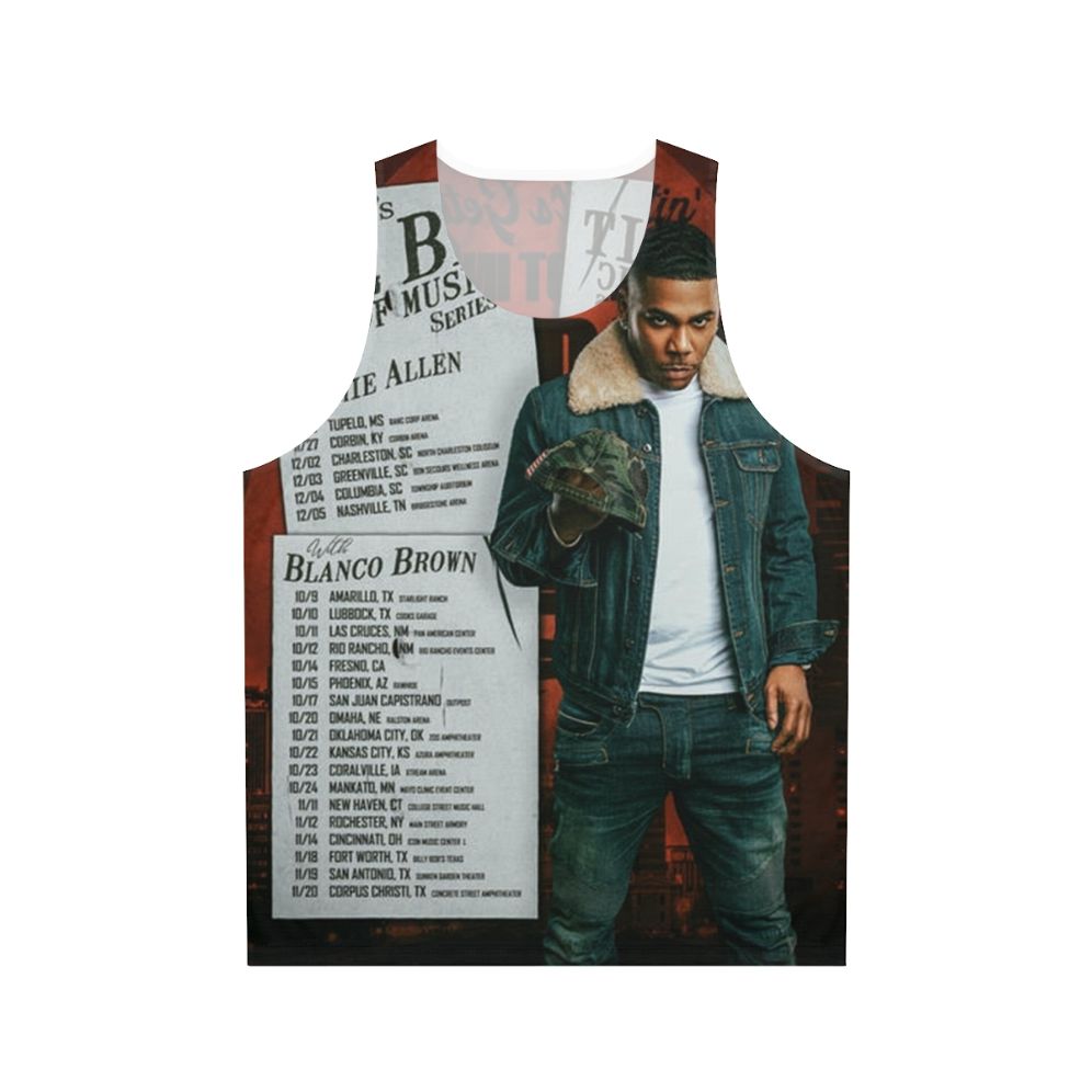 Nelly Lil Bit of Music Series Tour Dates Unisex Tank Top