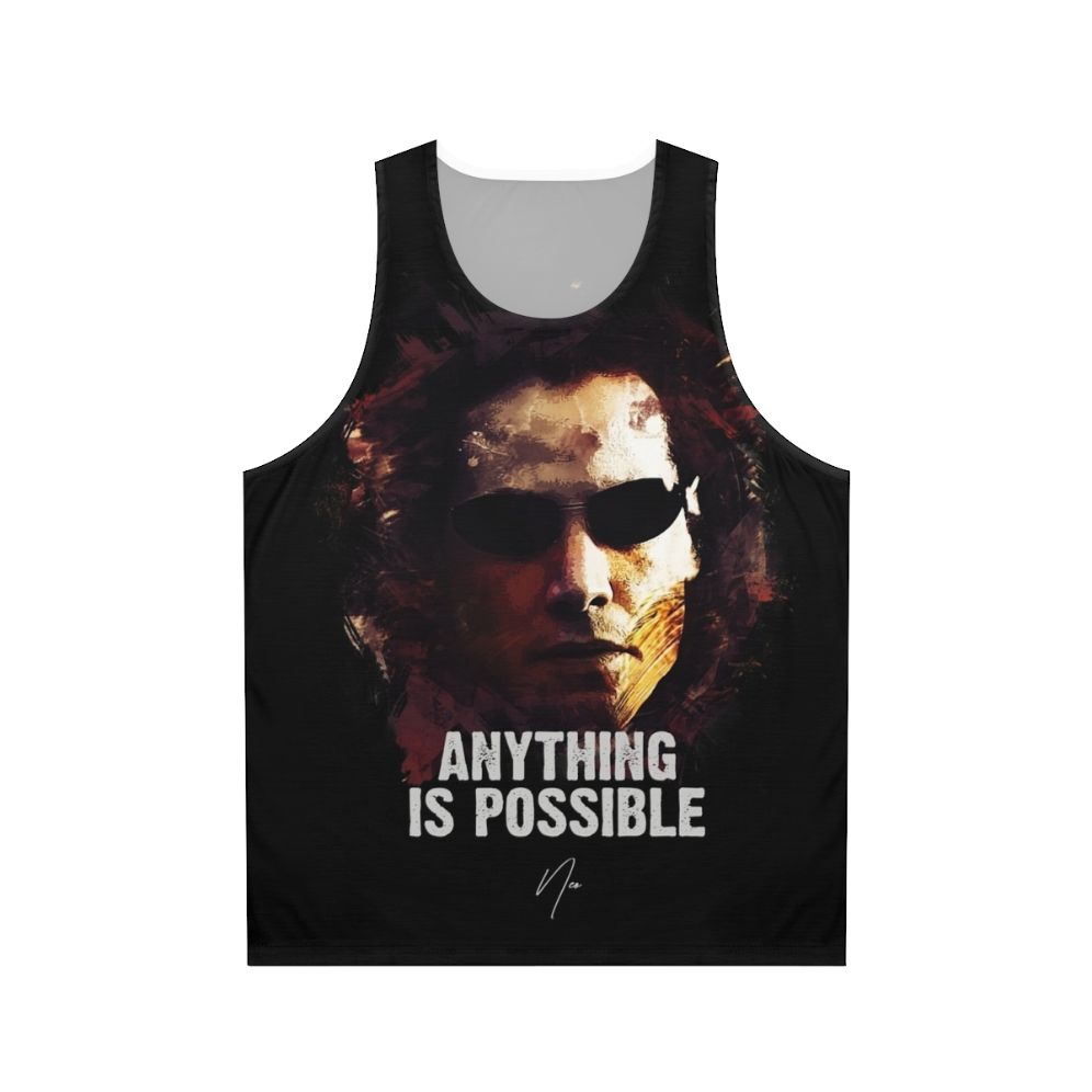 Neo The Matrix Keanu Reeves Unisex Tank Top