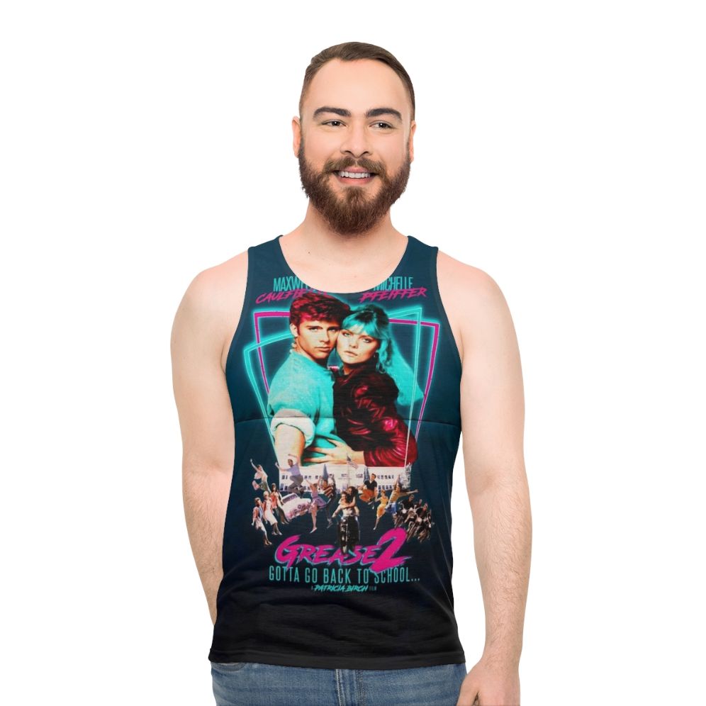 Neon 80s Grease 2 Unisex Tank Top
