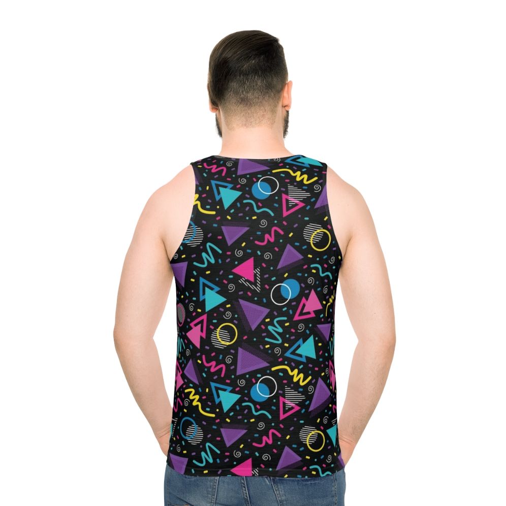 Neon 90s retro unisex graphic tank top