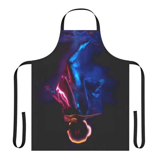 Erra Neon Apron with abstract, metalcore-inspired design