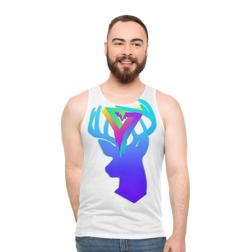 Neon Deer Acrylic Unisex Tank Top