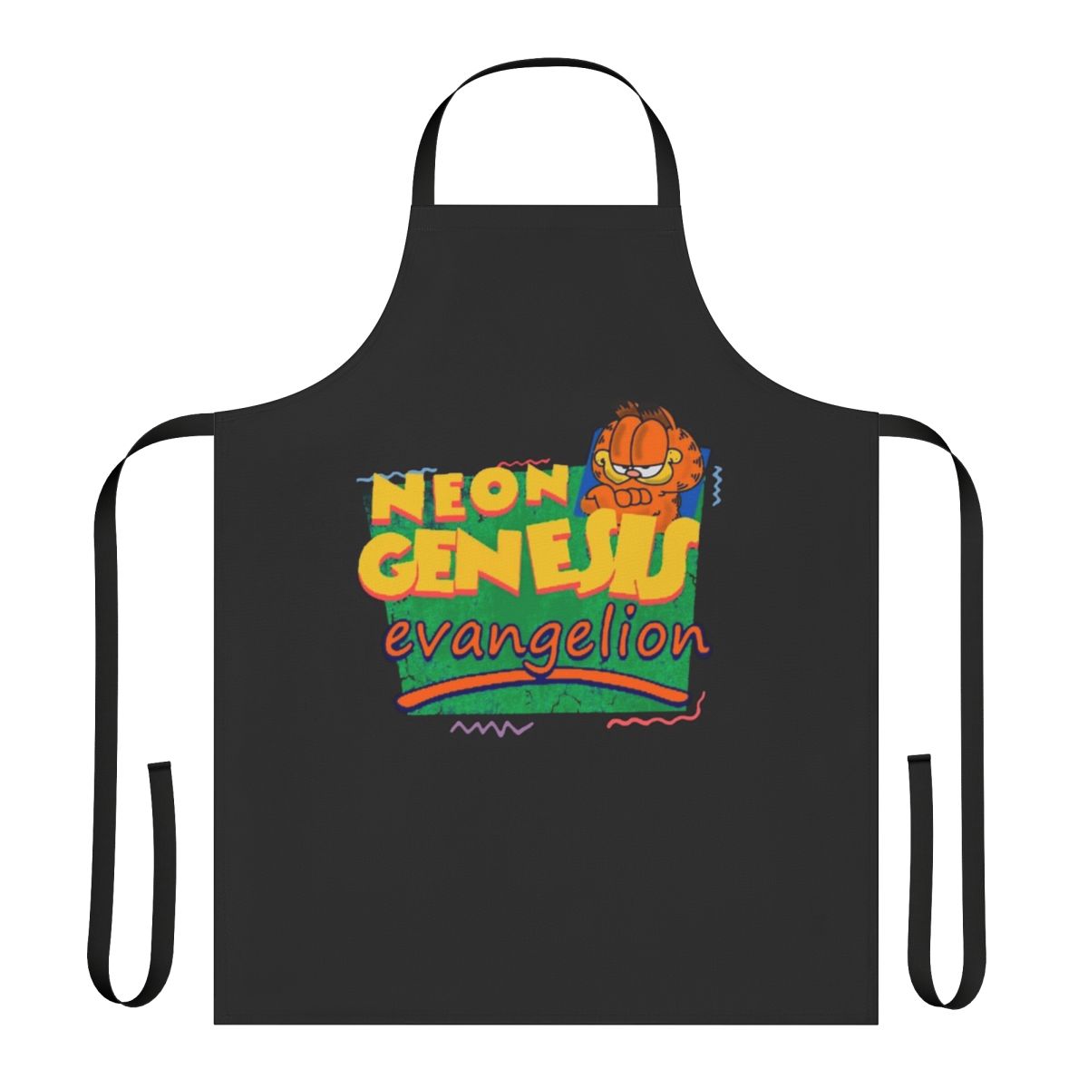 Neon Genesis Evangelion Inspired Garfield Cooking Apron