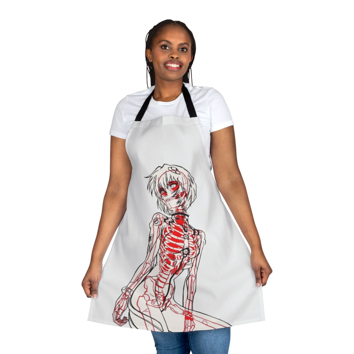 Rei Ayanami Inspired Apron from Neon Genesis Evangelion Anime