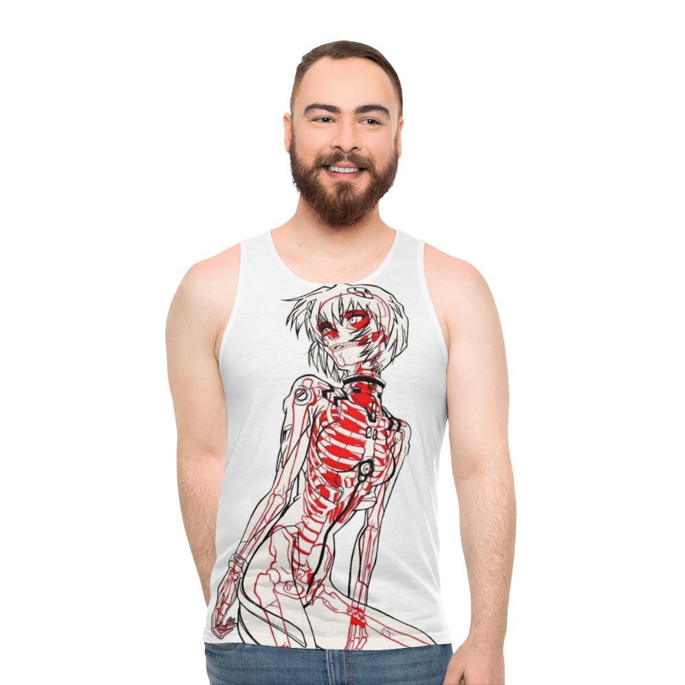 Neon Genesis Evangelion Rei Ayanami Anime Tank Top