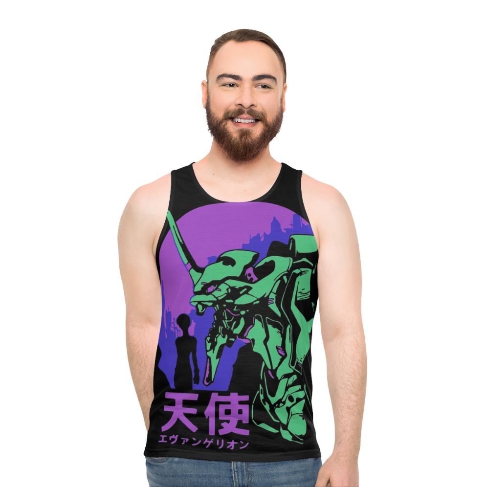 Neon Genesis Evangelion Retro Vintage Unisex Tank Top
